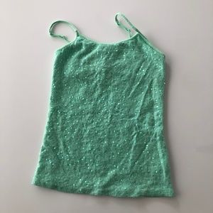 Justice Sparkle tank top. Girls size 10